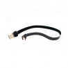 Ultra dünnes Mikro D1 HDMI auf Standard HDMI Flachbandkabel 50cm