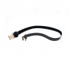 Ultra Thin Micro D1 HDMI to Standard HDMI Flat Ribbon Cable 50cm