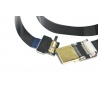 Ultra dünnes Mikro D1 HDMI auf Standard HDMI Flachbandkabel 50cm