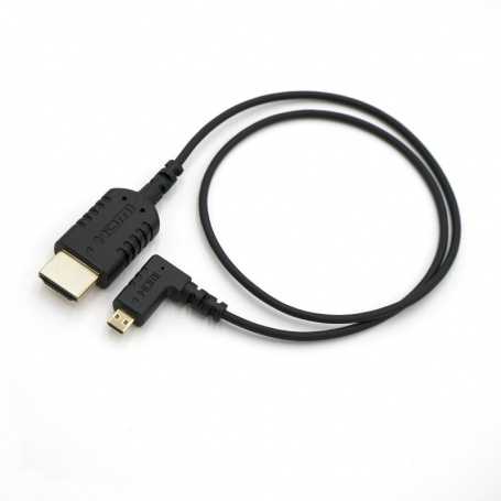 Ultra Thin Micro HDMI to Standard HDMI Cable 70cm