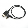 Ultra dünnes Mikro HDMI auf Standard HDMI Kabel 70cm