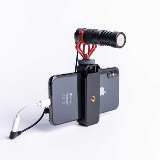 Smartphone Halter Halterung Handy Ständer Universal H02 Silber