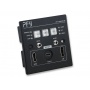 4k HDBaseT - Transmitter mit 3 Eingängen HDMI / USB-C / DisplayPort