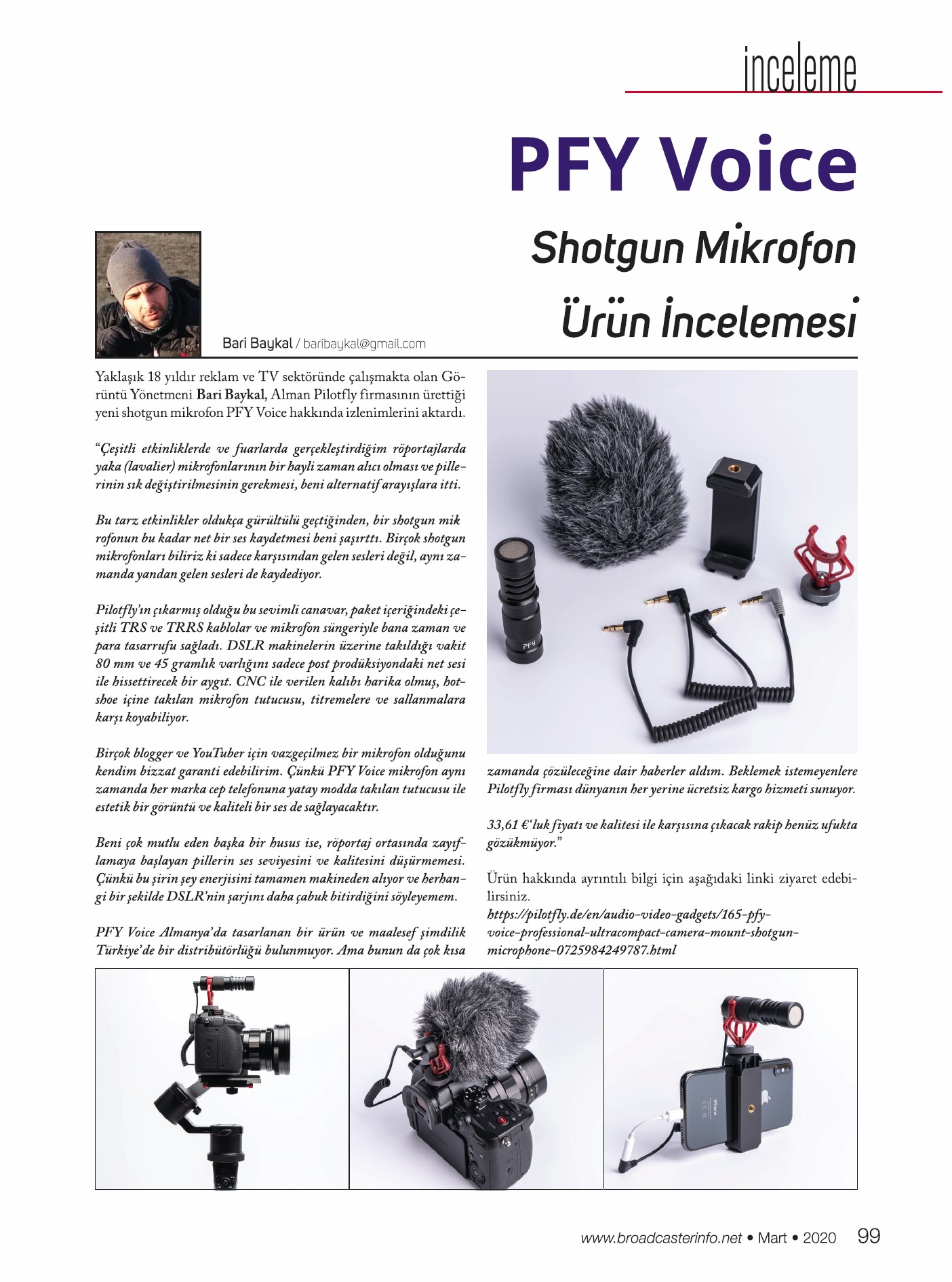 PFY Voice Shotgun Mikrofon hits Turkey