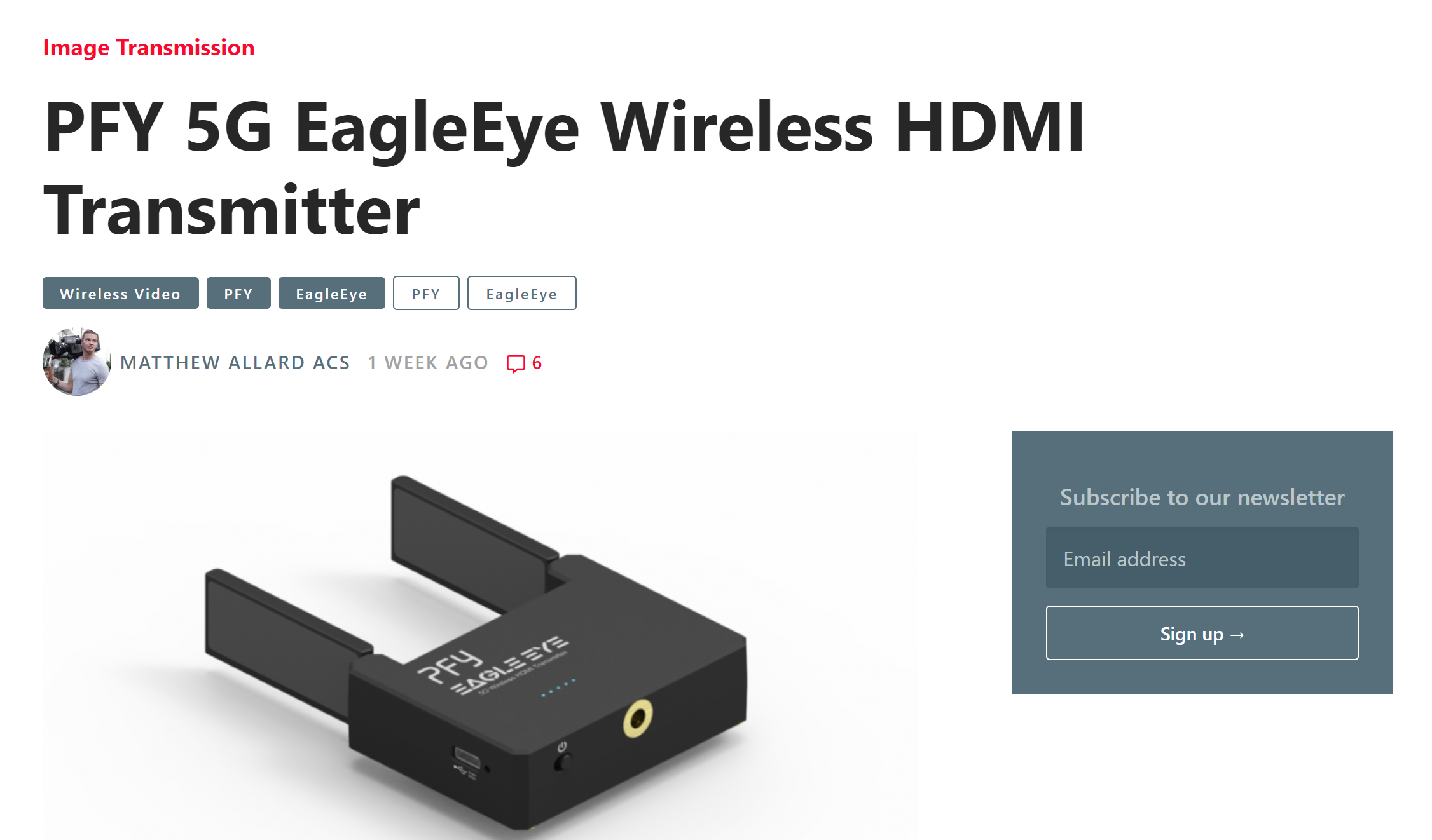 PFY 5G EagleEye Wireless HDMI Transmitter